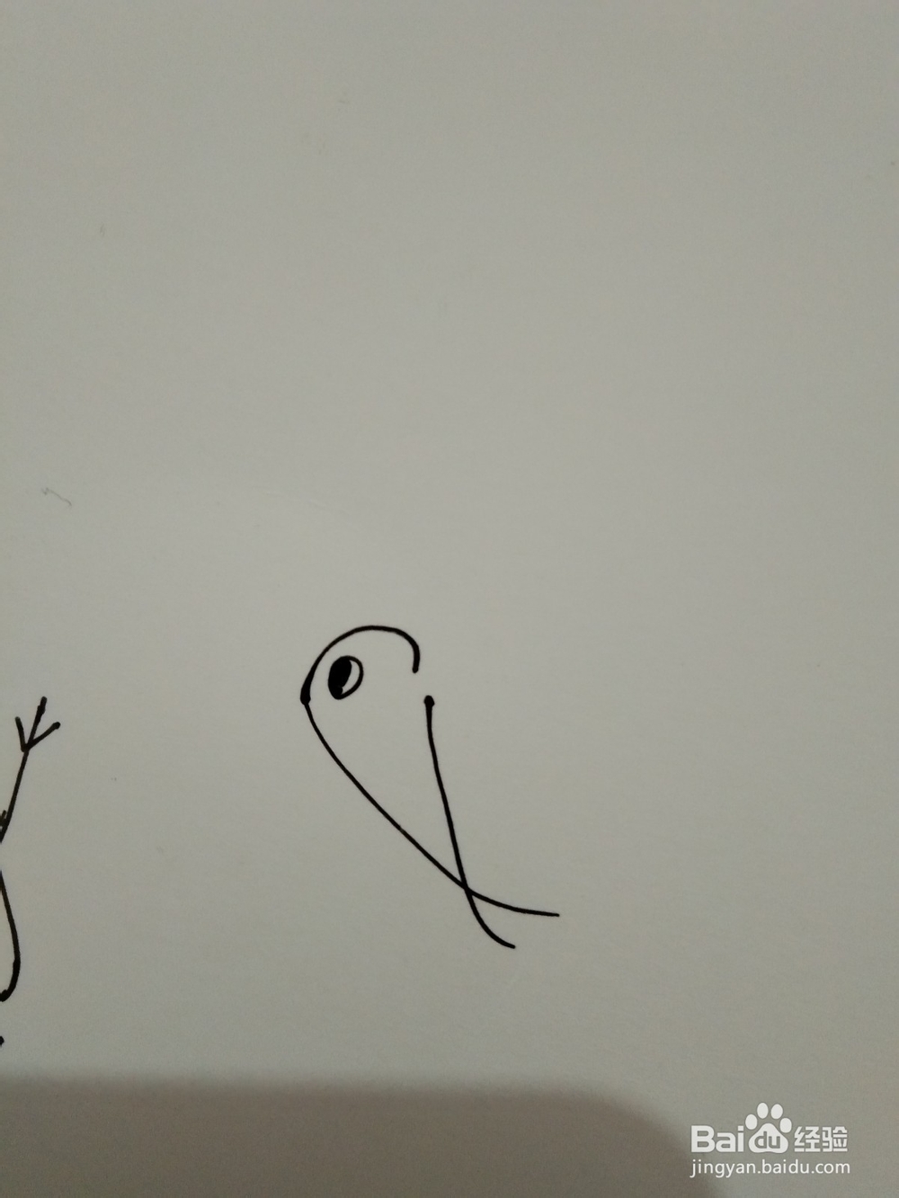 如何画简笔画的飞鸟