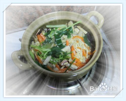 什锦金针菇煲简单做