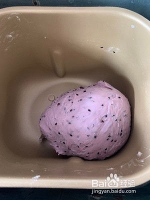 芝麻紫薯软欧包的做法