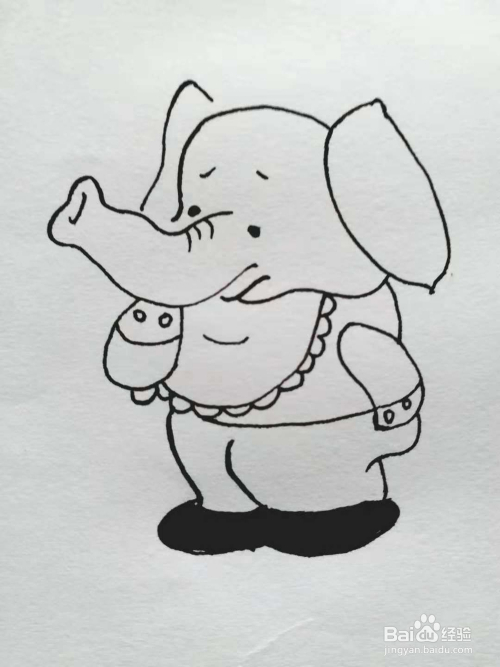 象的简笔画法《一》