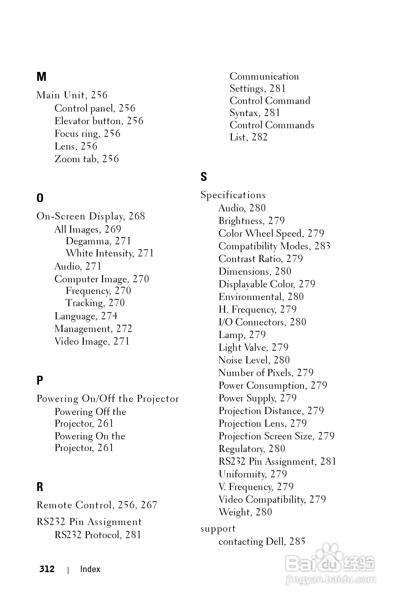 DELL Dell 1200MP Projector投影机说明书:[32]