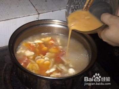 西红柿蘑菇蛋汤