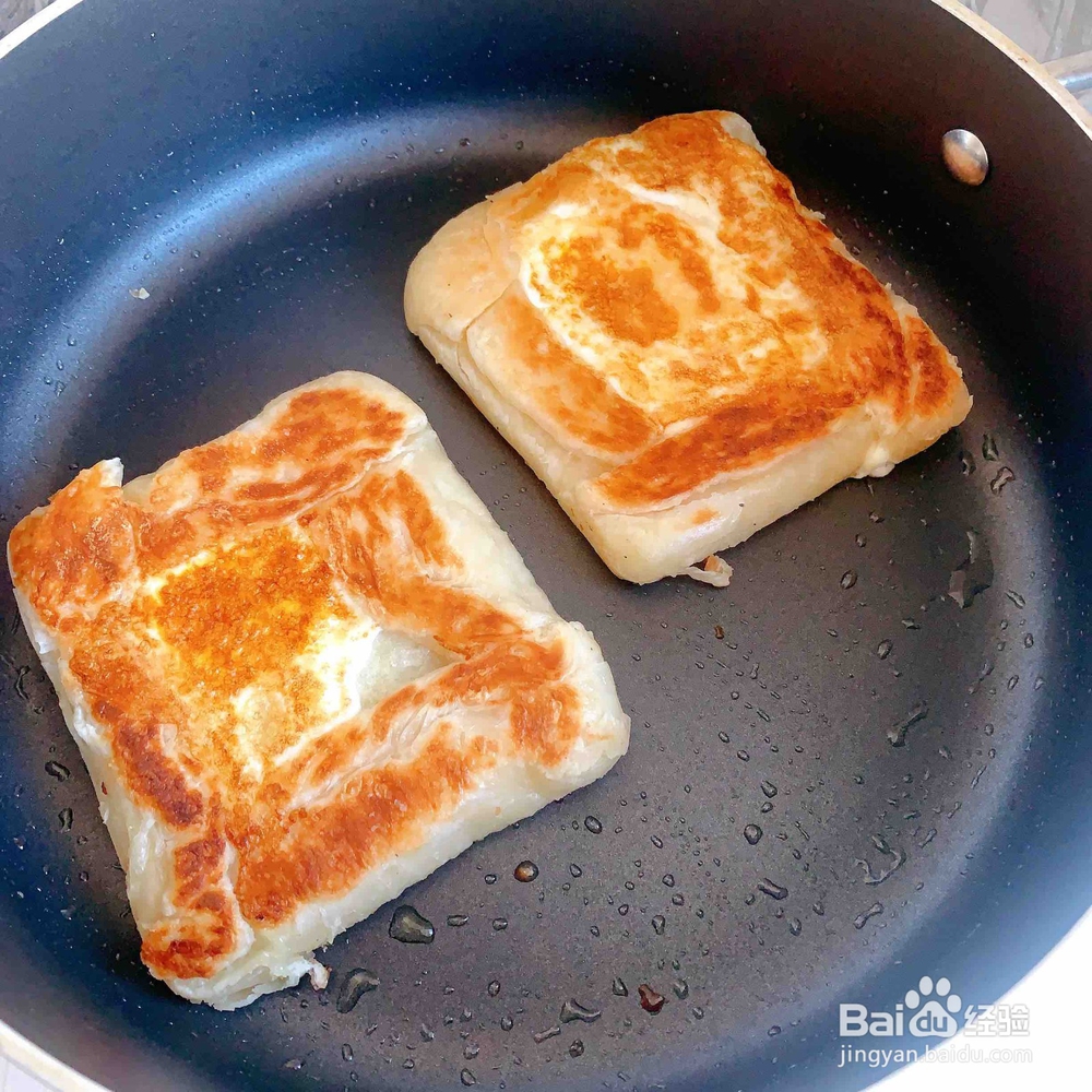 手抓饼烘蛋的做法