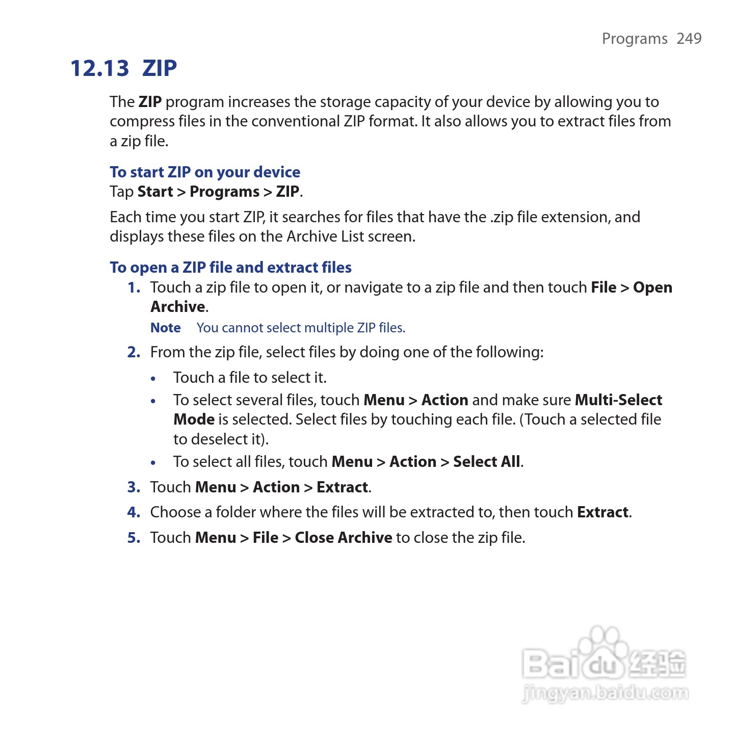 HTC Touch Cruise手机说明书:[25]