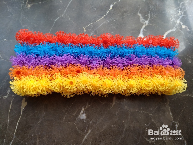 用黏黏球蓬蓬球手工DIY花瓶