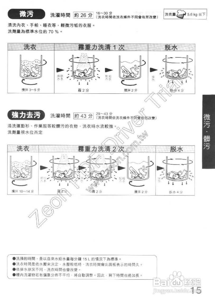 三菱AW-QV100型洗衣机使用说明书:[2]