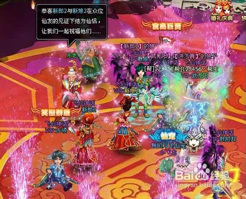 要玩梦幻飞仙有情人终成眷属