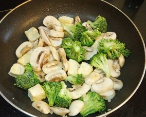 食补佳品(口菇豆腐西兰花)的做法