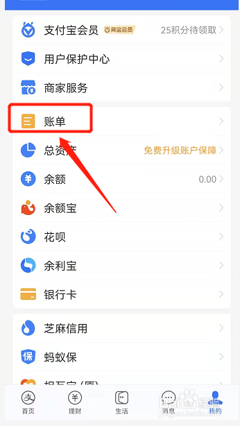 怎么查账单明细