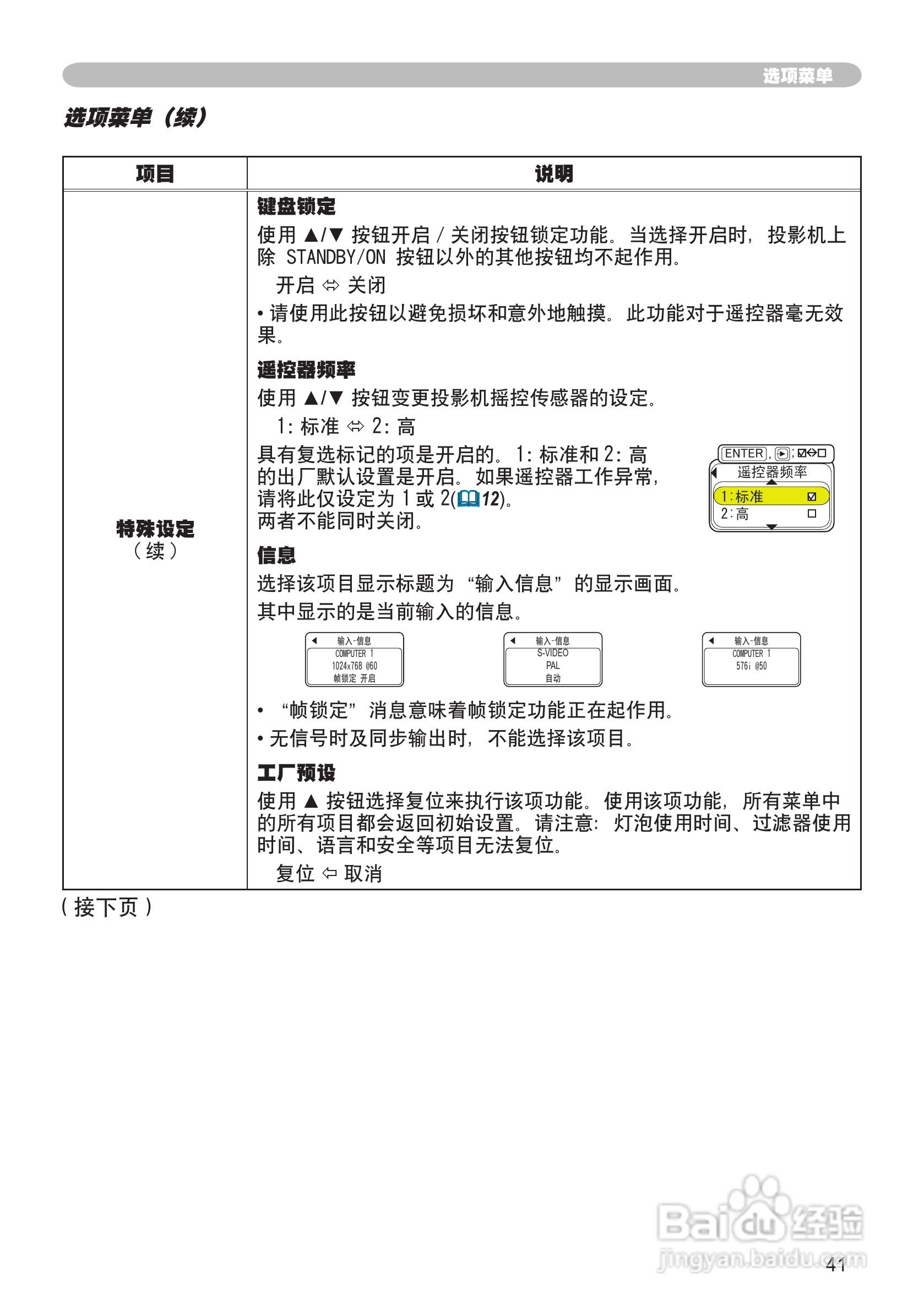 日立 CPX1投影机说明书:[5]