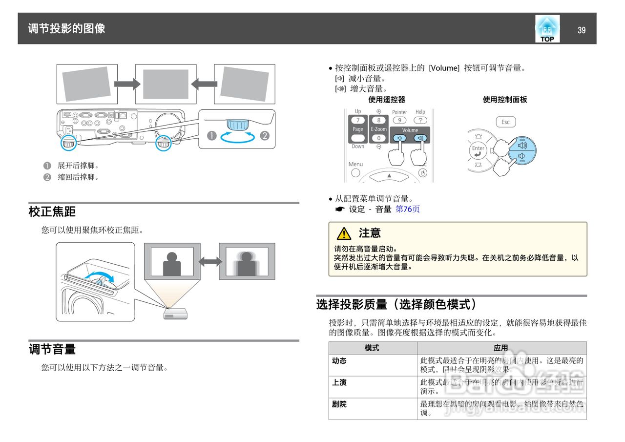 爱普生EB-C2000X投影机使用说明书:[4]