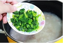 夏季好粥----牛肉菠菜粥