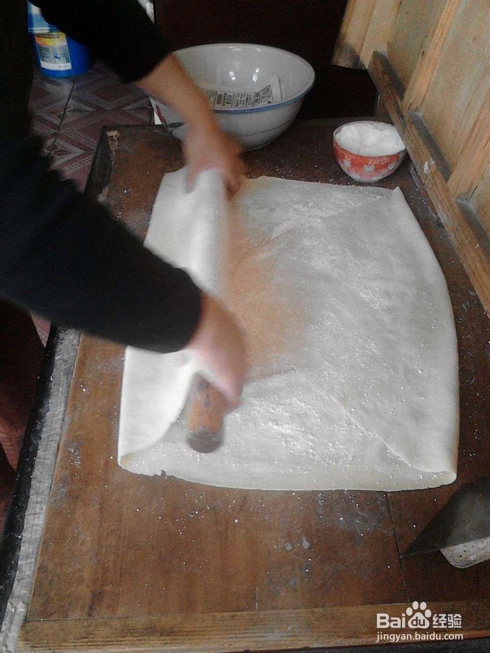 家常豆角炒卤面