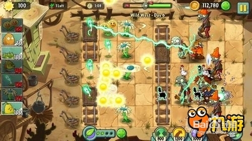 【图文】安卓ios《植物大战僵尸2》狂野西部第六