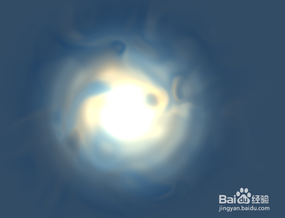 HTML5 Canvas水面下太阳特效