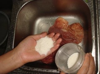 制作大肠羹方法