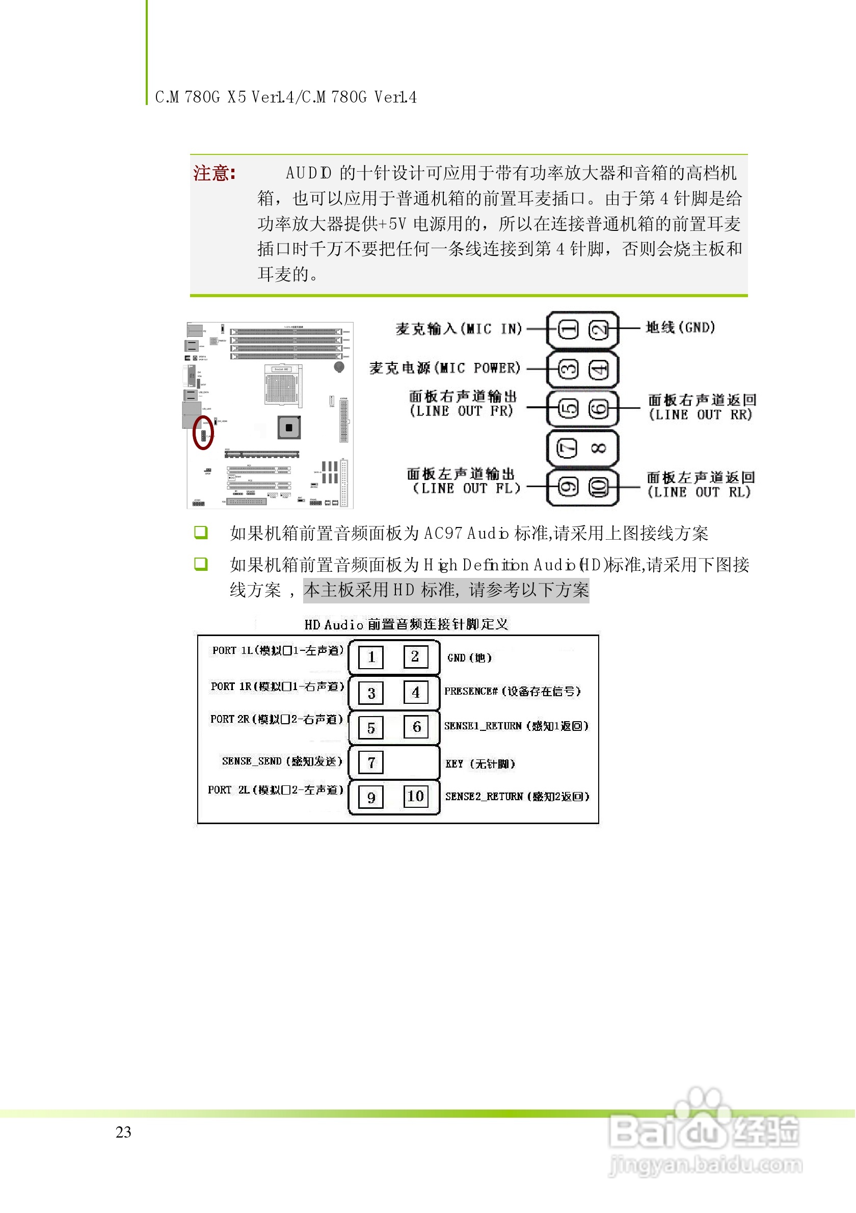 七彩虹C.M780G X5 Ver1.4型主板说明书:[3]