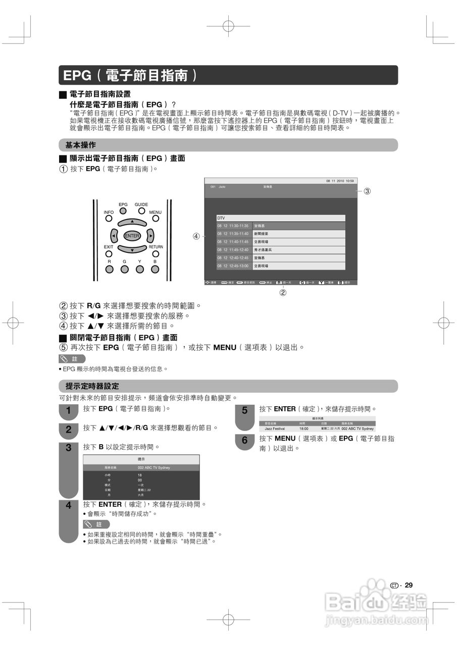 声宝LC-52GE220H型液晶电视机说明书:[3]