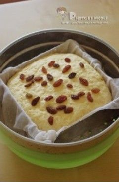 粗粮细作的玉米面发糕