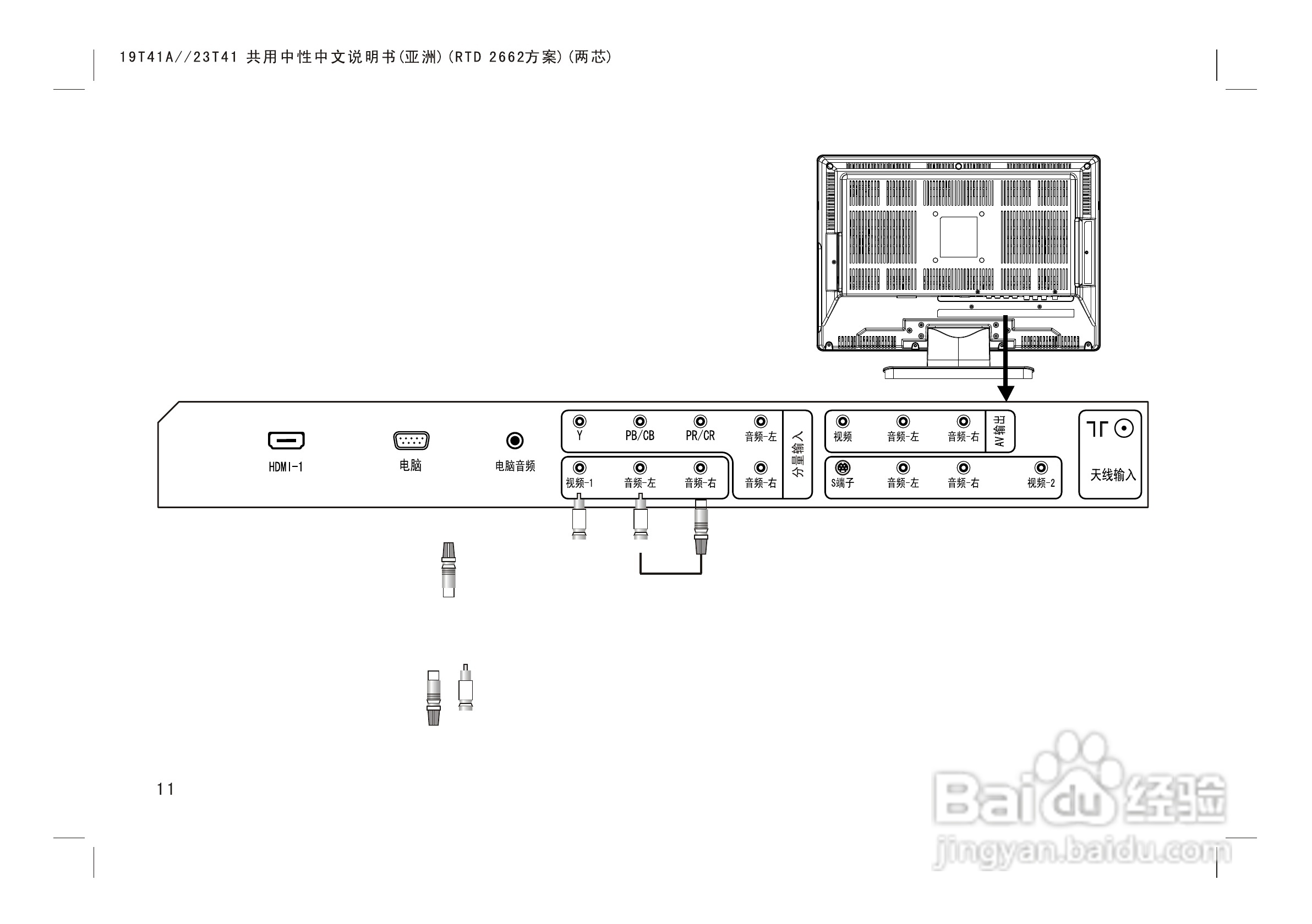 熊猫电子L23K01液晶彩色电视机说明书:[2]