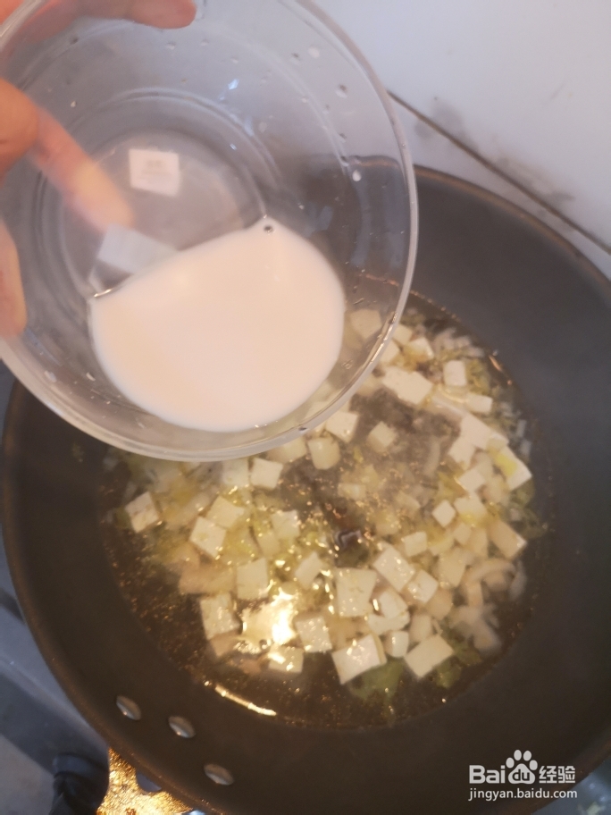 比较下饭的白菜豆腐羹