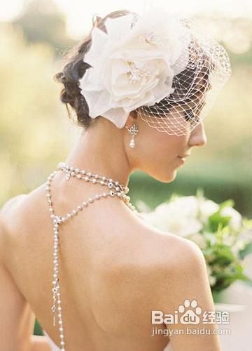 完美无死角新娘的时尚发型