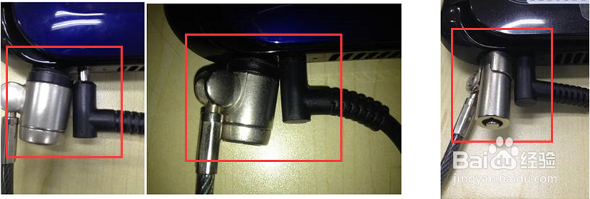 HP 个别笔记本安全锁孔和适配器插孔距离比较近