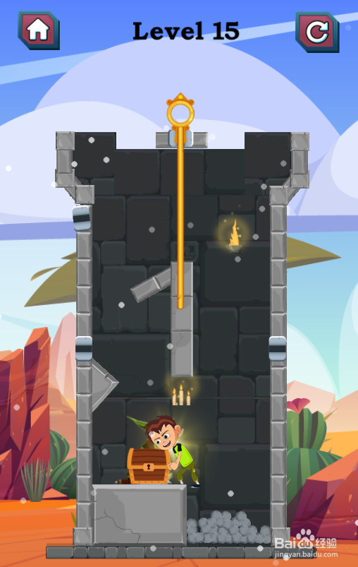 怎样帮助Ben10让其获得宝箱（Level 15）