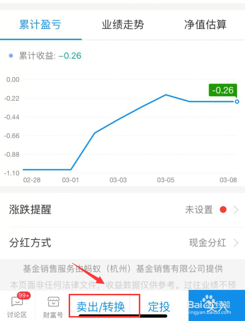 支付宝如何将已经购买的基金卖出