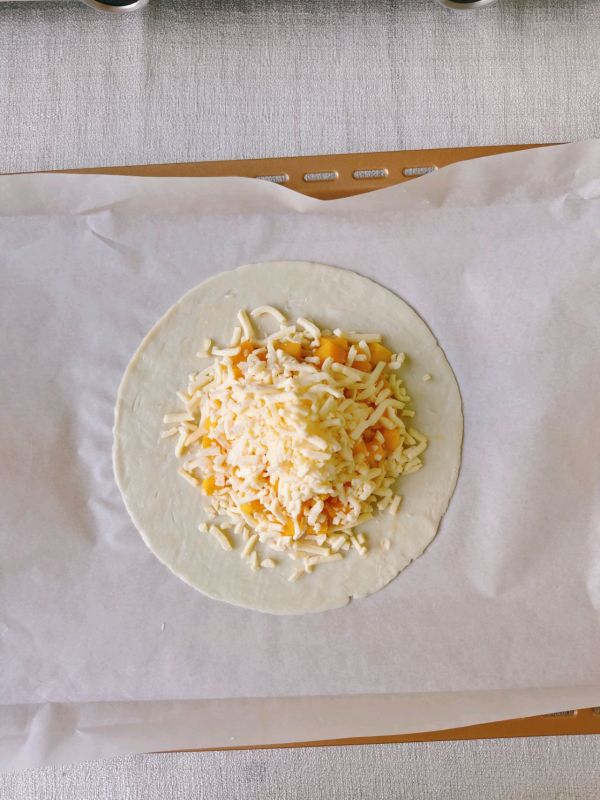 芒果向日葵手抓饼