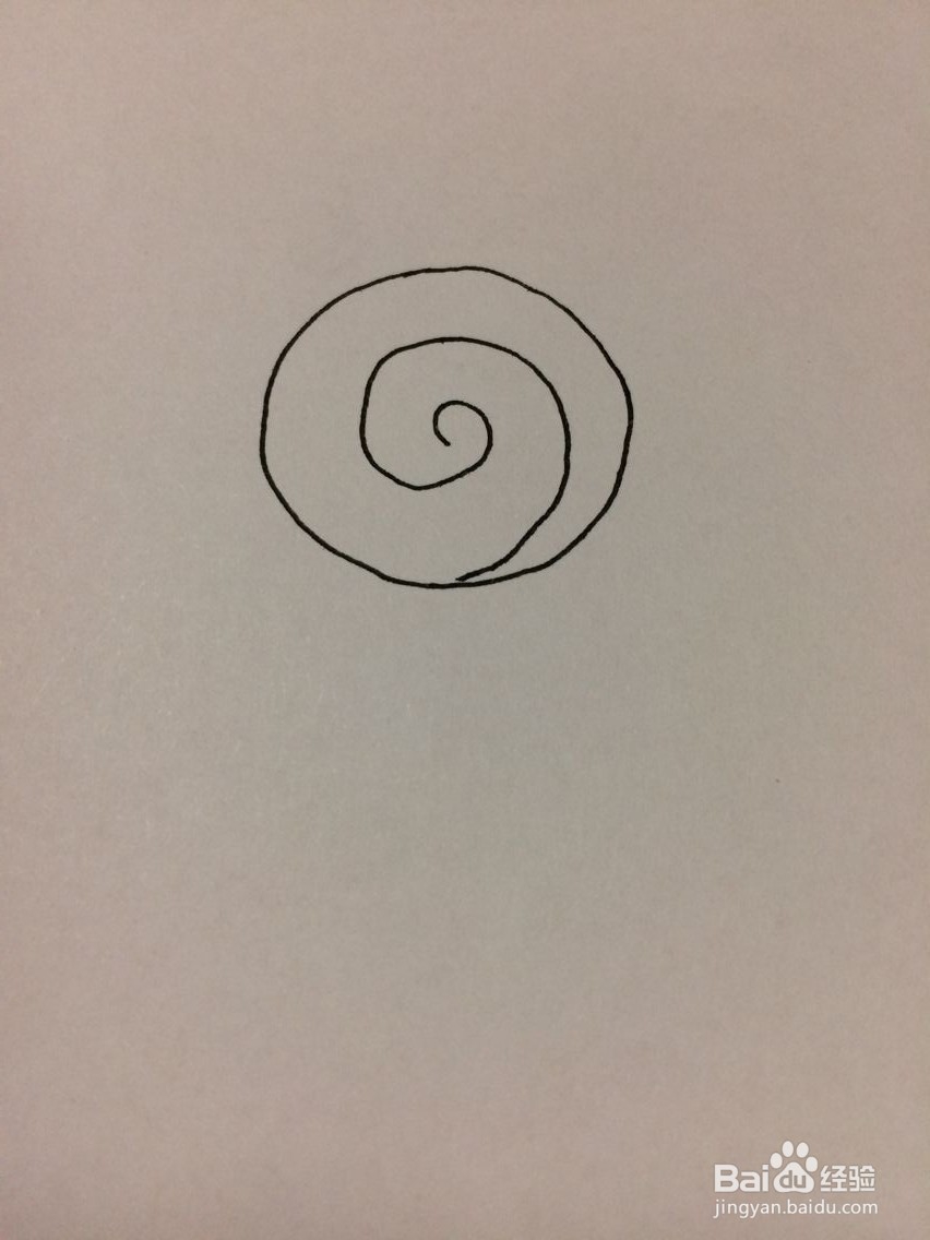 怎样学画小蜗牛