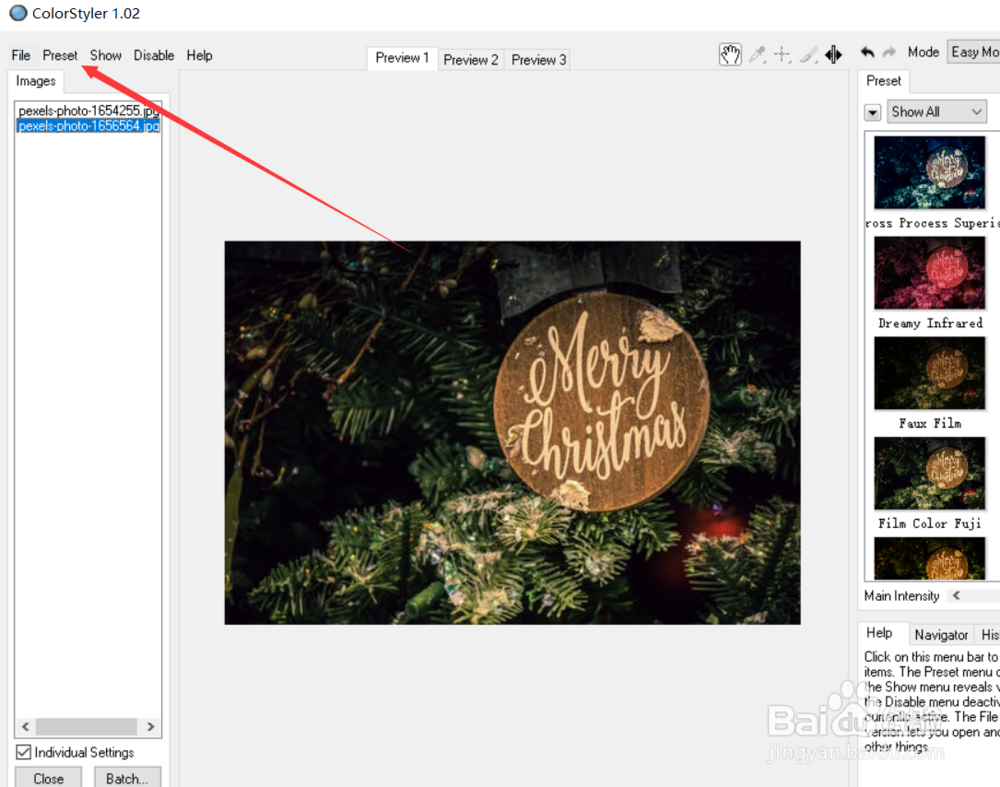 怎么使用colorstyle的superria滤镜工具？