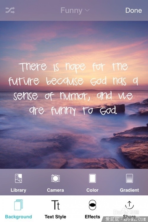 如何使用手机创作名言卡片