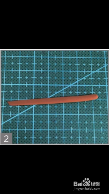黏土手工教材之坂田银时的制作尾巴和洞爷湖木刀