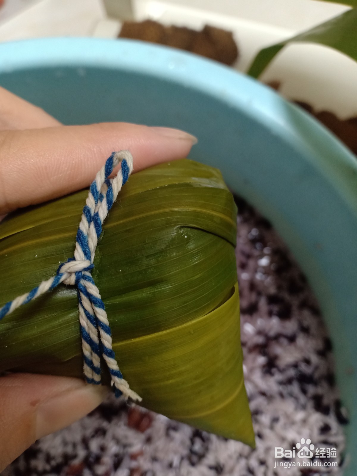 粽子系绳打结方法