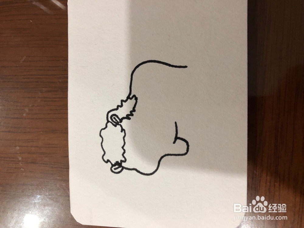 教你画萌萌哒小绵羊