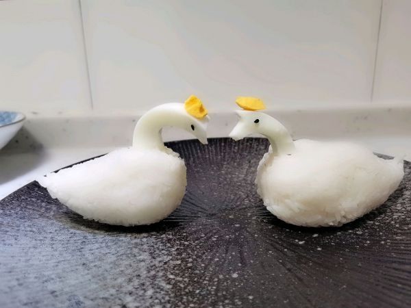 蔬菜汤汁天鹅米饭