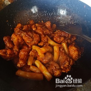 炸鸡年糕的做法