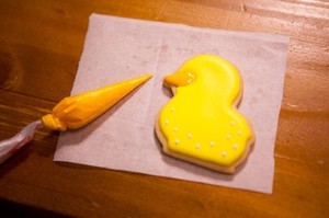 立体小鸭子糖霜饼干