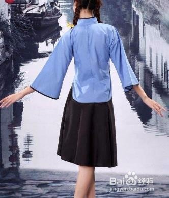 中式校服怎么穿