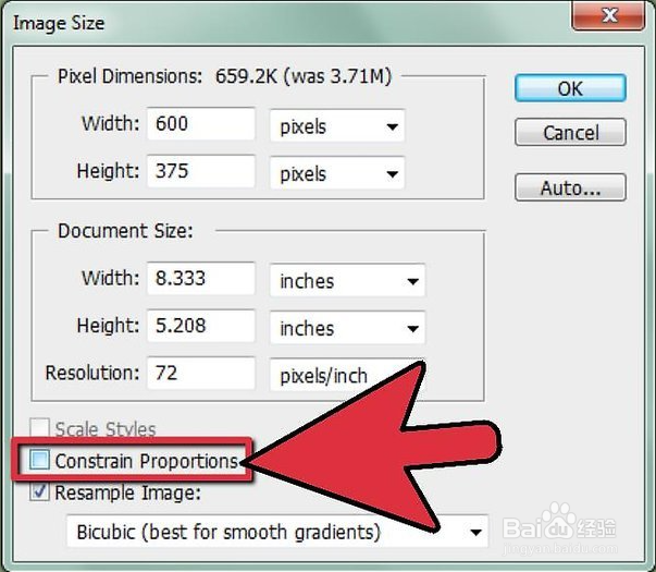 如何在 Adobe Photoshop 中调整图像大小