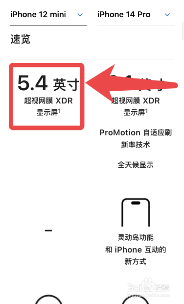 iphone12mini屏幕尺寸多大