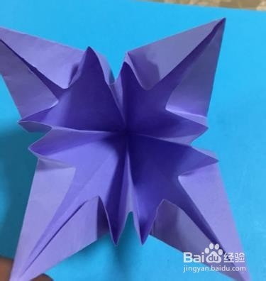 美美哒超级简单百合花折纸图解教程