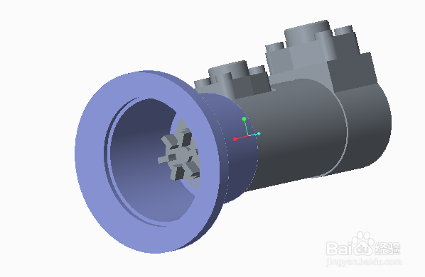 用Creo3.0画压缩机辅助油泵