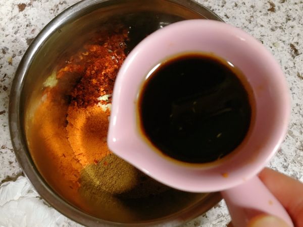 烤箱版麻辣烧烤