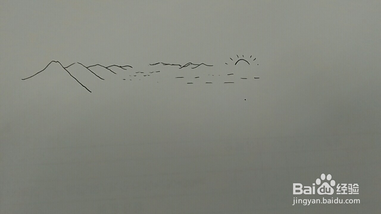 中国山水画的三种构图方法