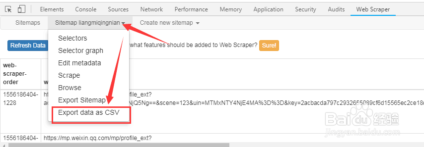 不用写代码webscraper30秒抓取任意公众号文章
