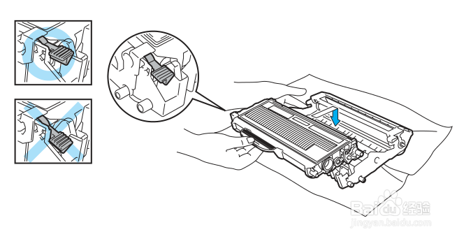 兄弟HL-2140、HL-2170W打印机如何更换墨粉盒