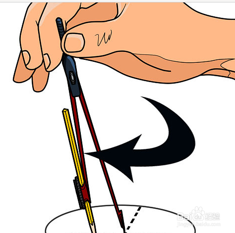 怎样用圆规画圆?