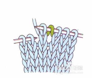 棒针镂空针的编织方法